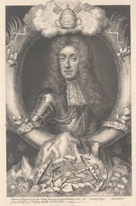 Giacomo II, inciso da George Vertue, 1688 da Godfrey Kneller